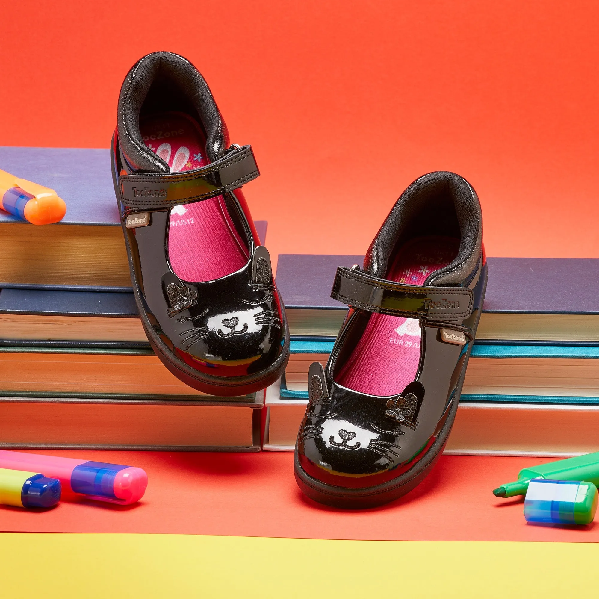 KIT - Patent Bunny School Shoes