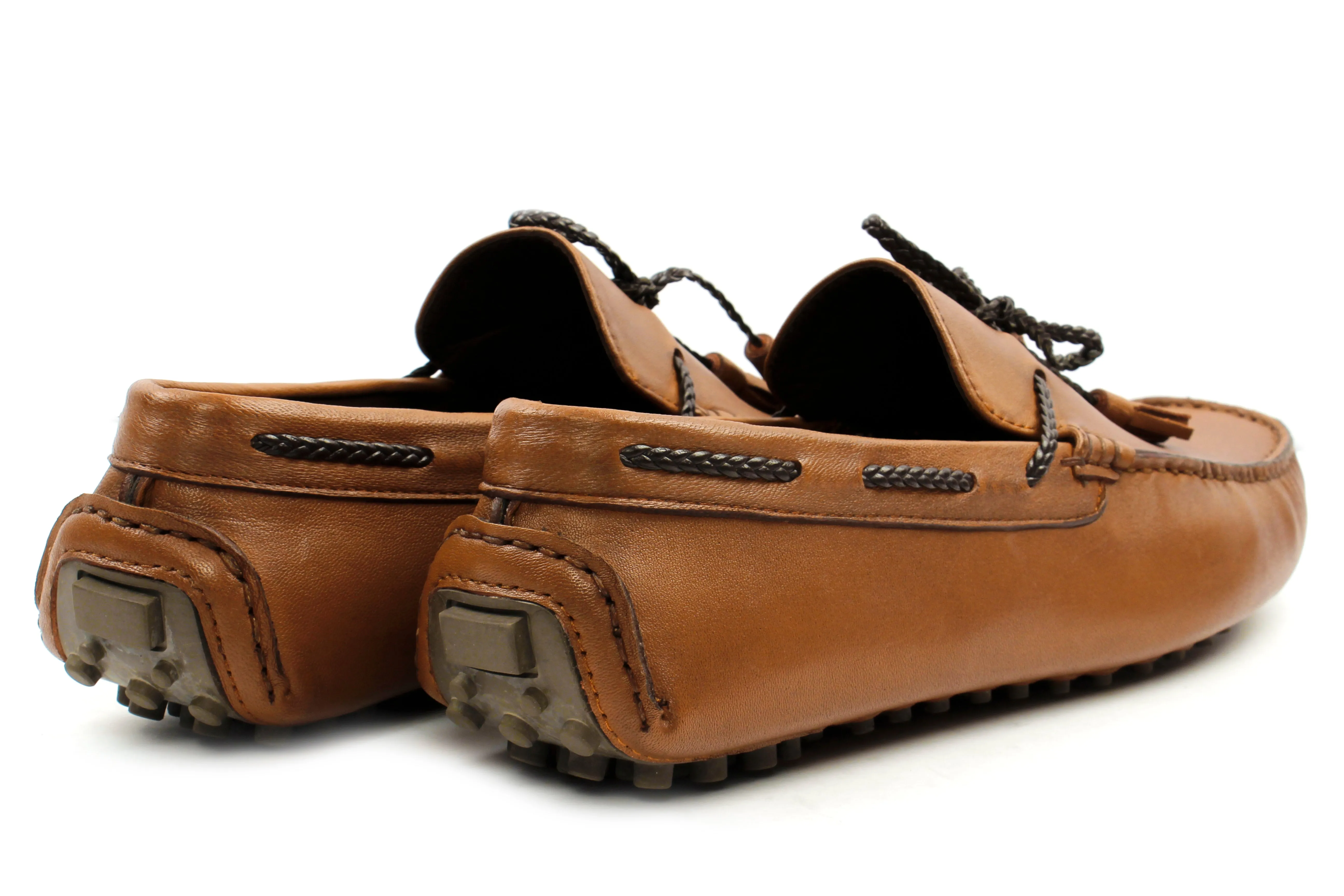 Klap Tan Driving Loafers