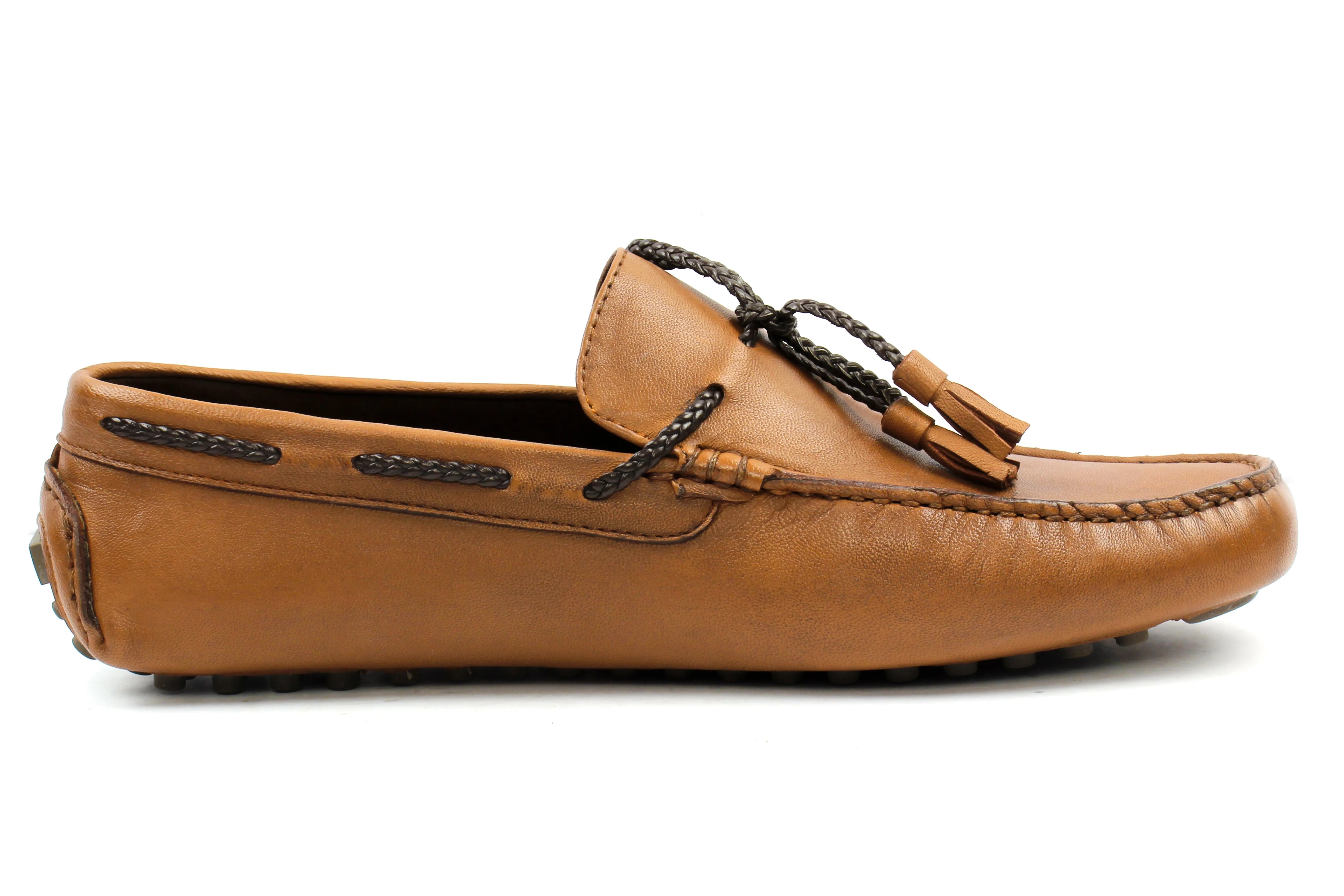 Klap Tan Driving Loafers