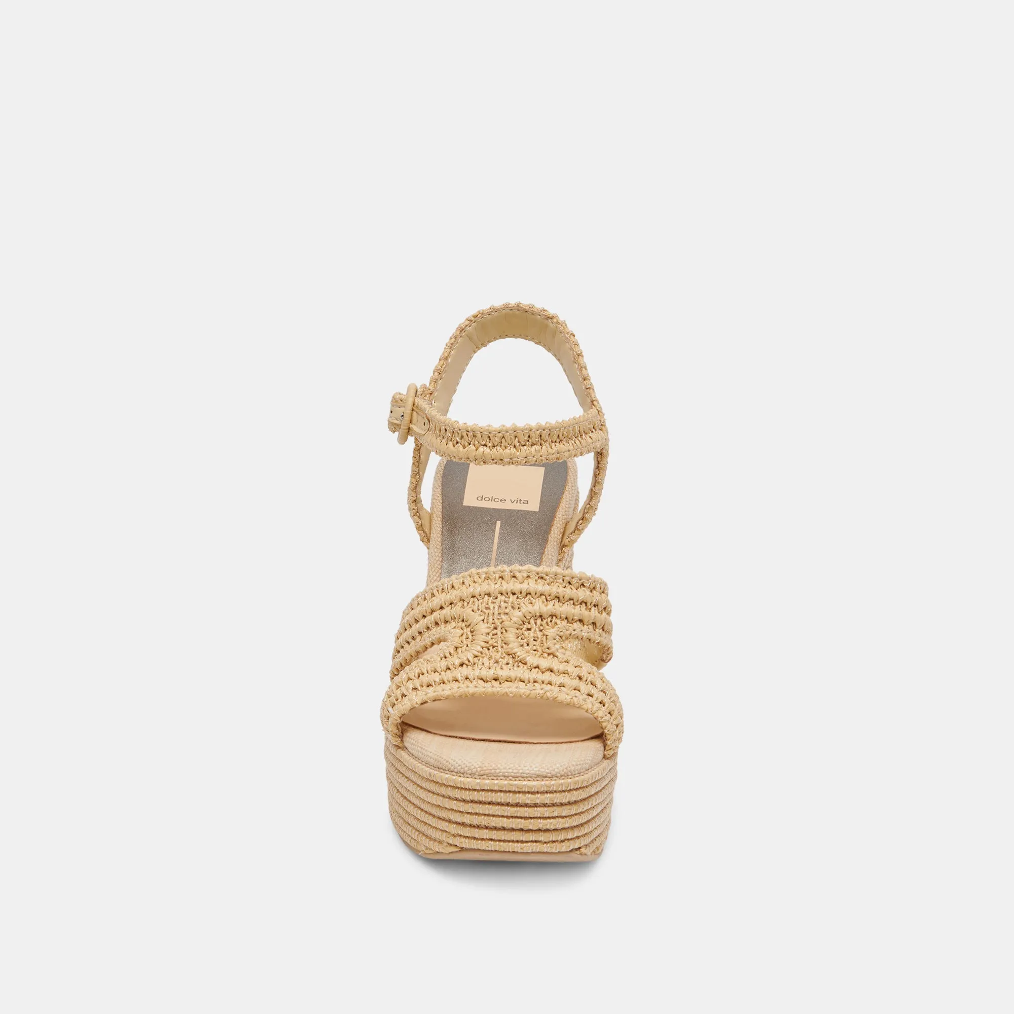 LACYE HEELS NATURAL WOVEN