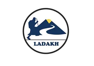 Ladakh Adventure Wanderlust Traveller Logo Vinyl Bike Decal Sticker for Royal Enfield Bullet Classic Standard 350 Thunderbird Himalayan Interceptor Continential GT (Pack of 2)