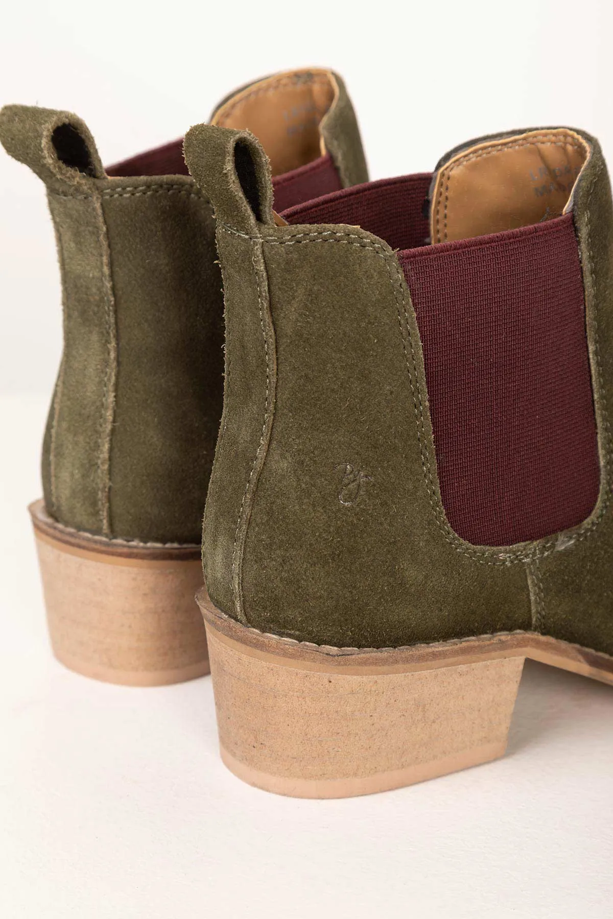 Ladies Suede Chelsea Boots with Heel -  Kirby II