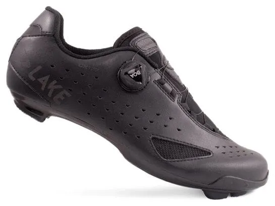 Lake CX177-X Large Black / Reflective Black Shoes