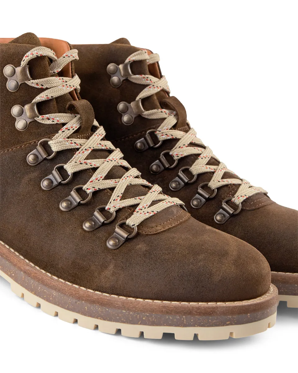 Lawrence Suede Hiking Boot - KHAKI