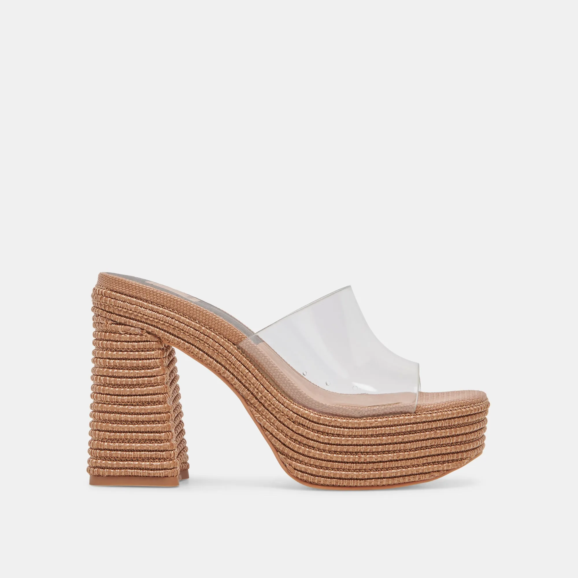 LICHIA HEELS COCOA VINYL