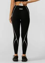 Lorna Jane Night Runner Full Length Leggings - Black