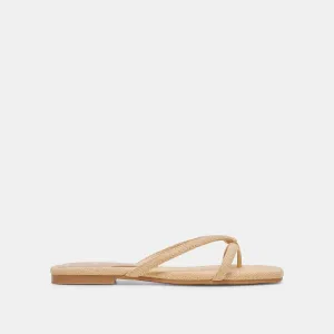 LUCCA SANDALS NATURAL RAFFIA