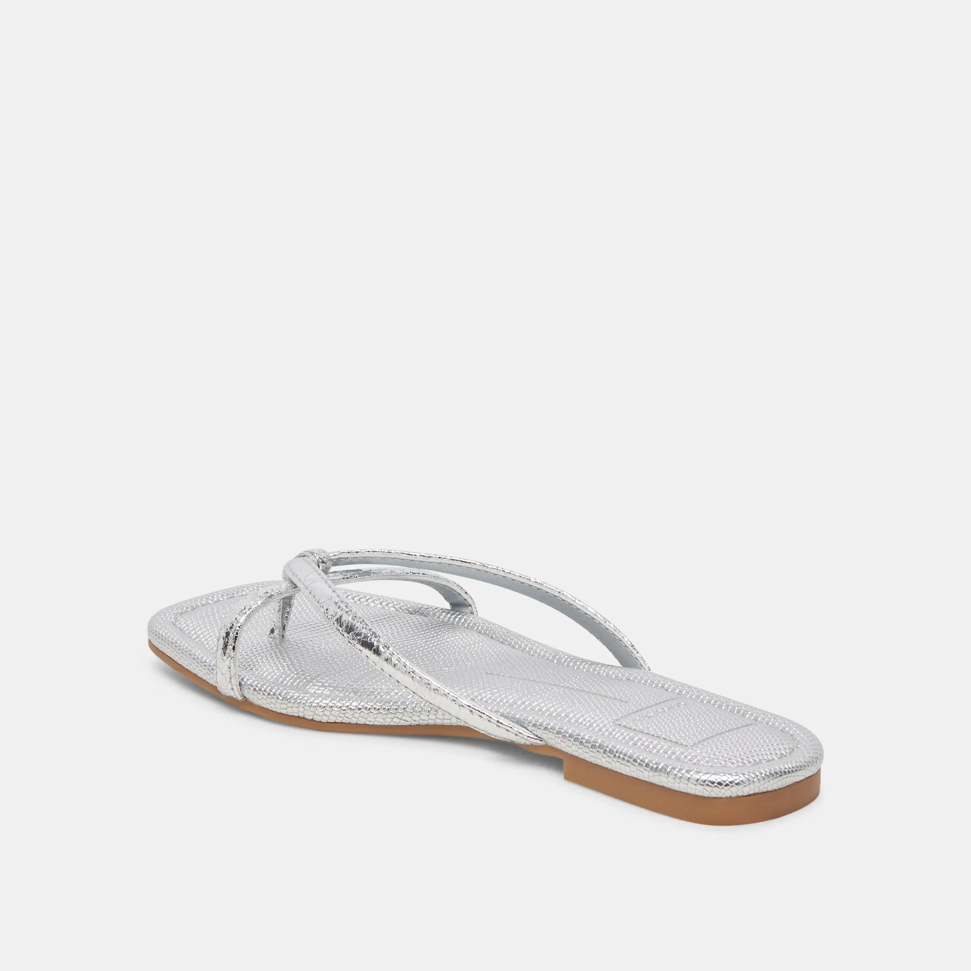 LUCCA SANDALS SILVER DISTRESSED STELLA