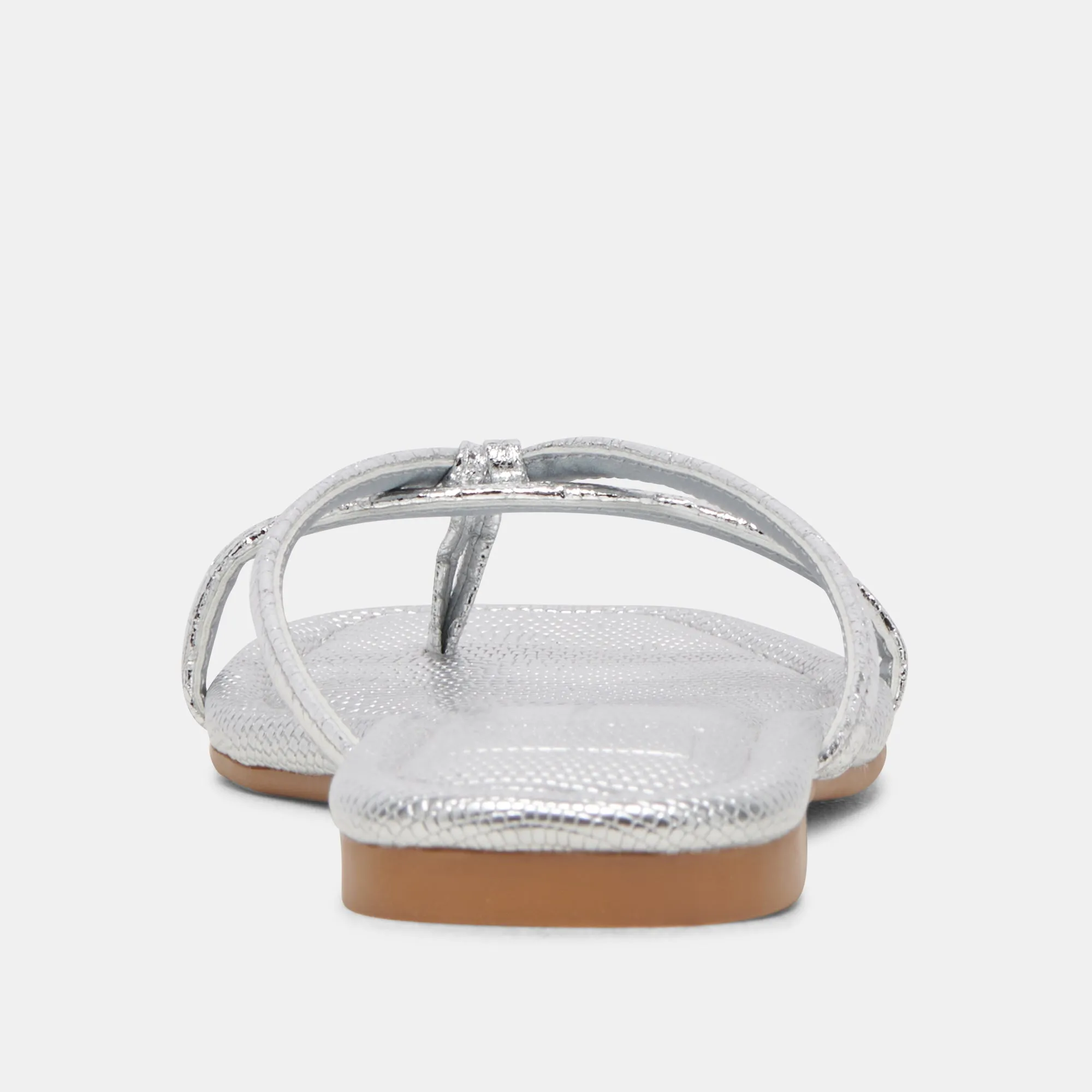 LUCCA SANDALS SILVER DISTRESSED STELLA