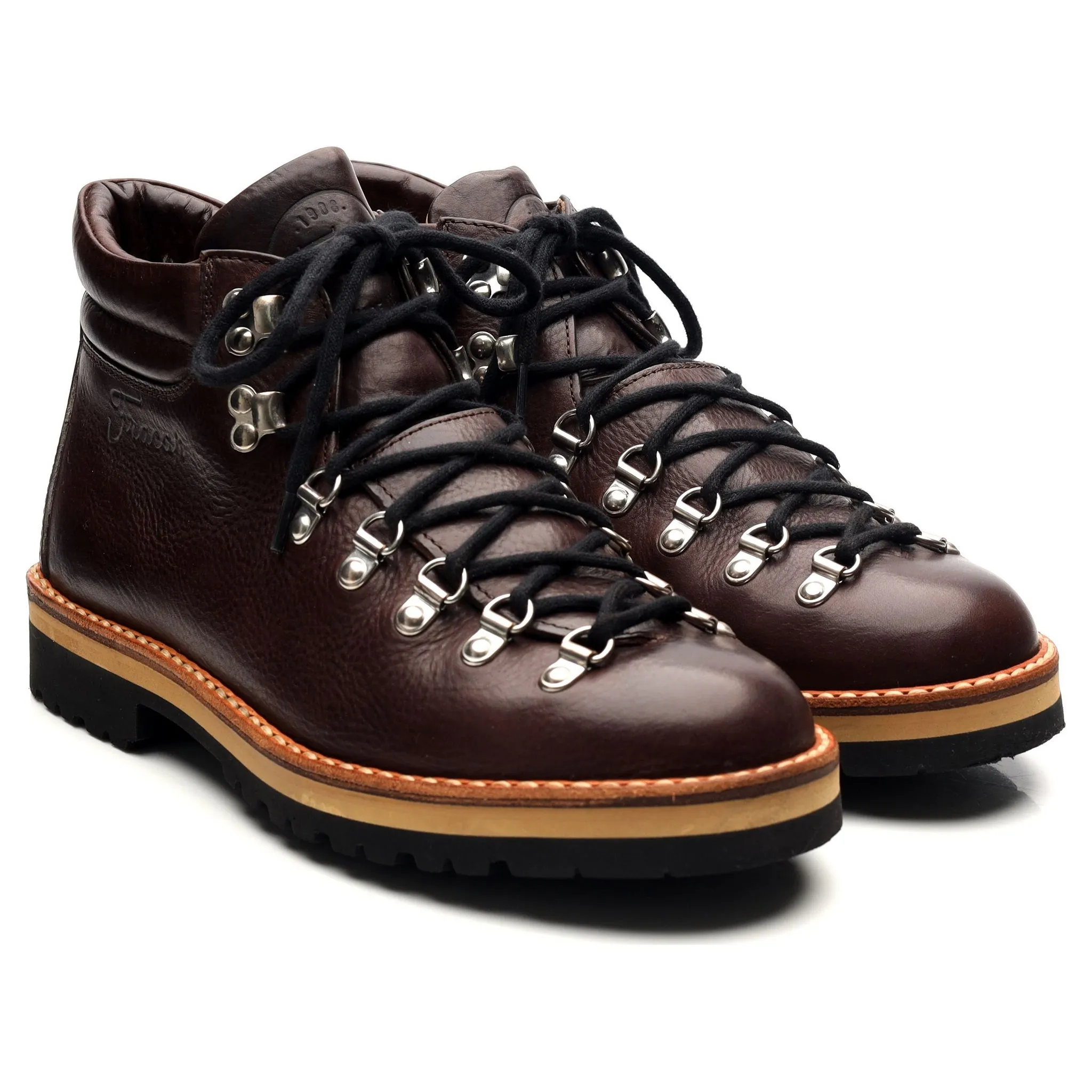 'M120' Dark Brown Leather Hiker Boots UK 7 EU 41