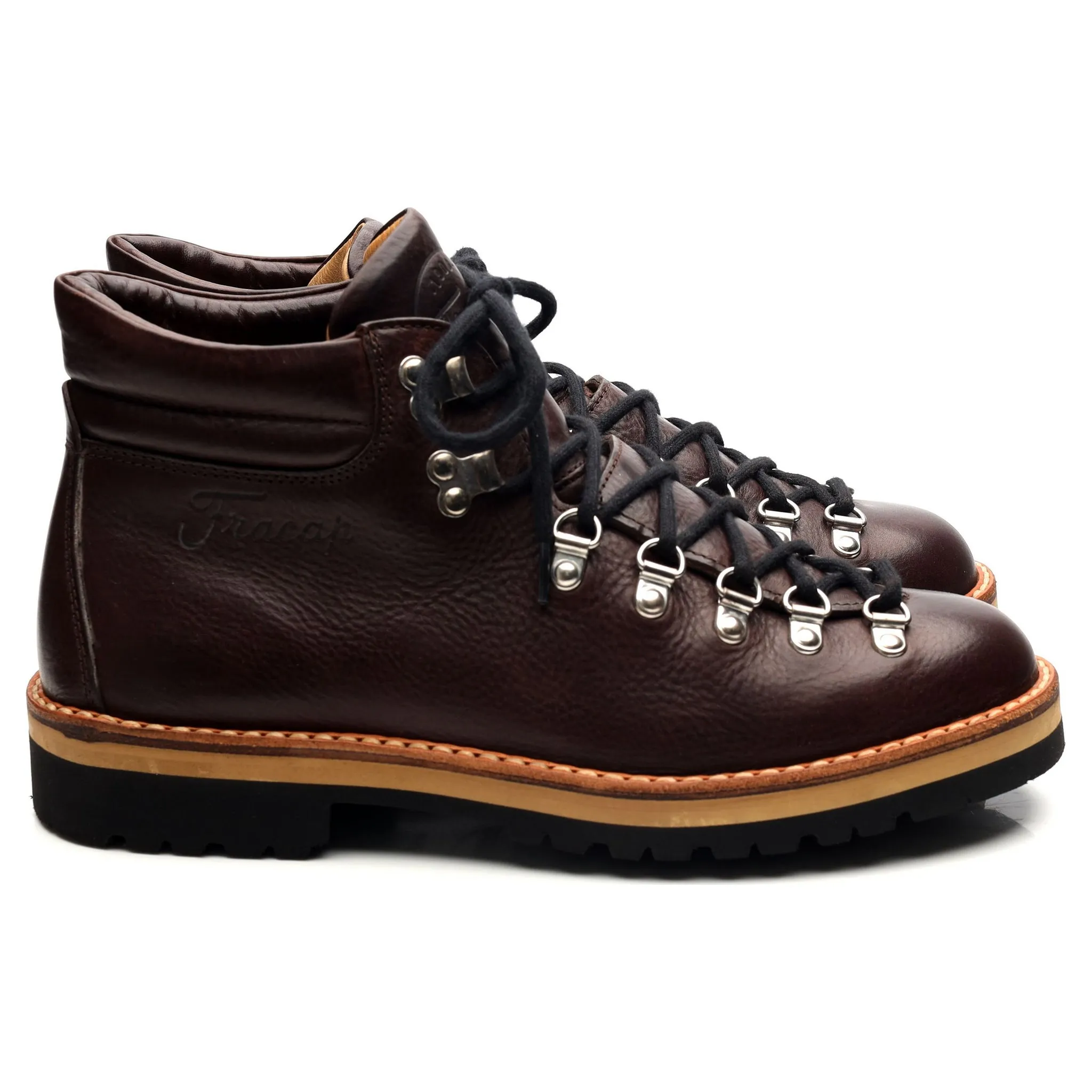 'M120' Dark Brown Leather Hiker Boots UK 7 EU 41