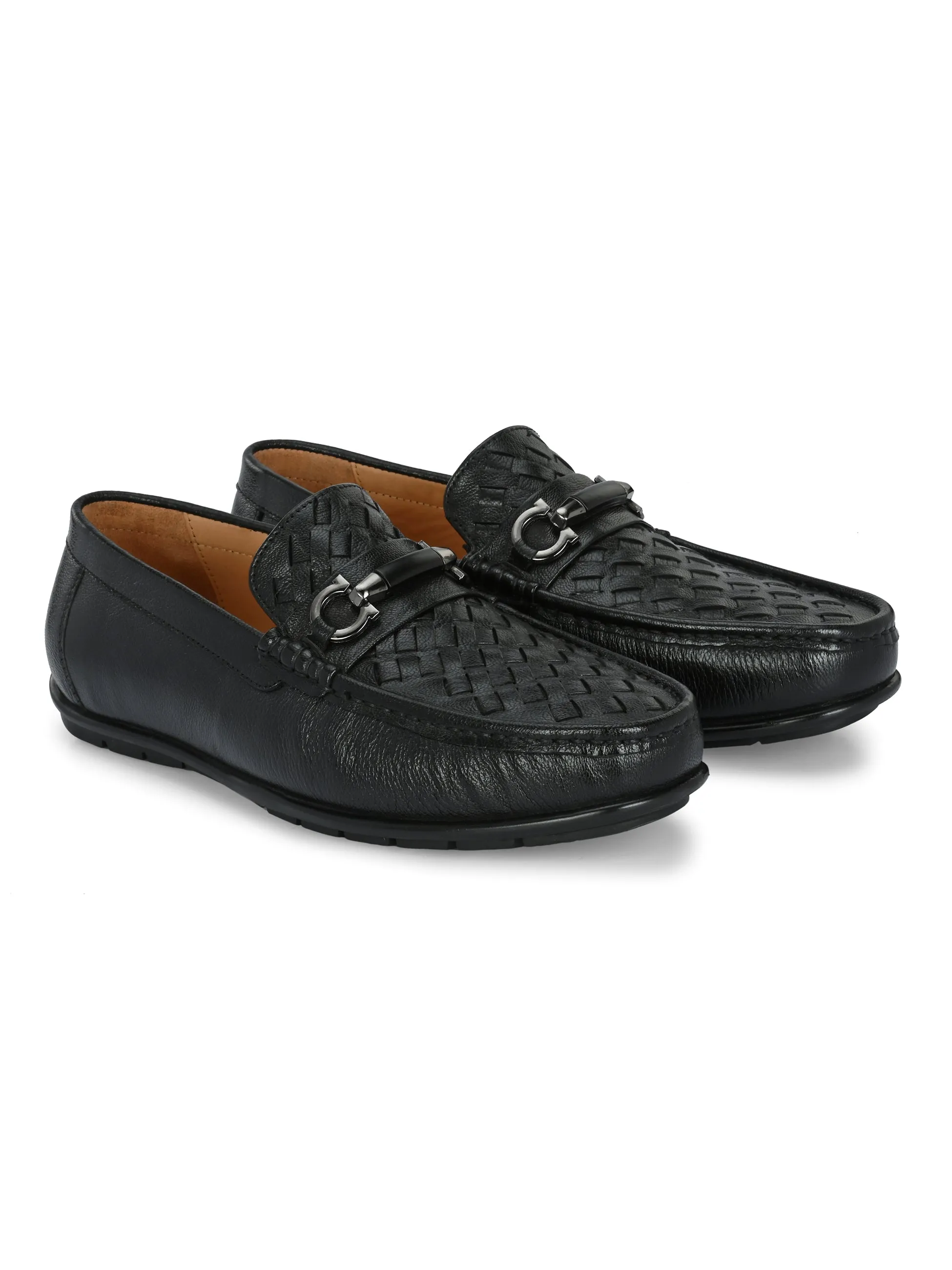 Magnus Black Driving Loafers