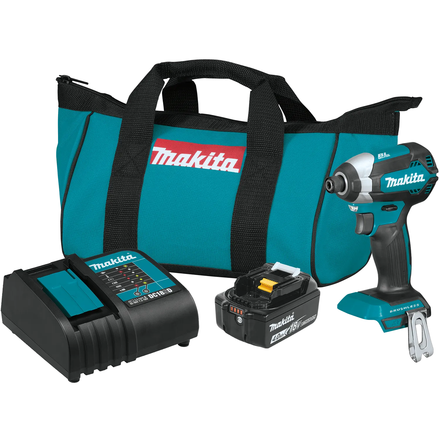 Makita XDT13SM1 18V LXT Lithium-Ion Brushless Cordless Impact Driver Kit