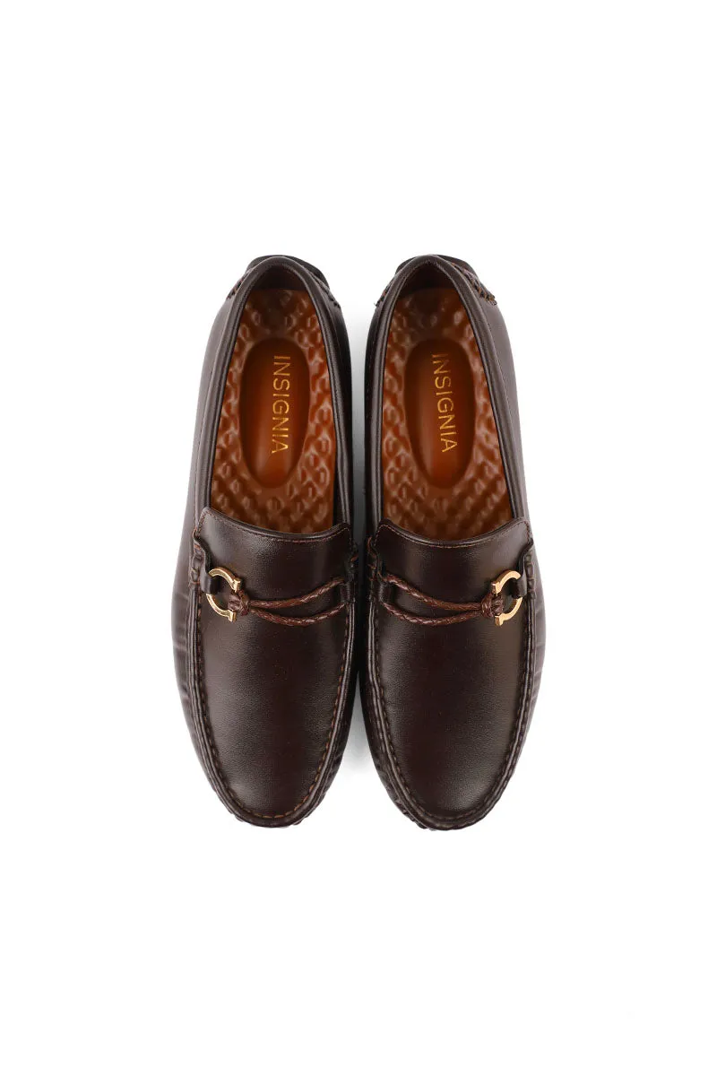 Men Casual Driving Mocs M26073-Coffee