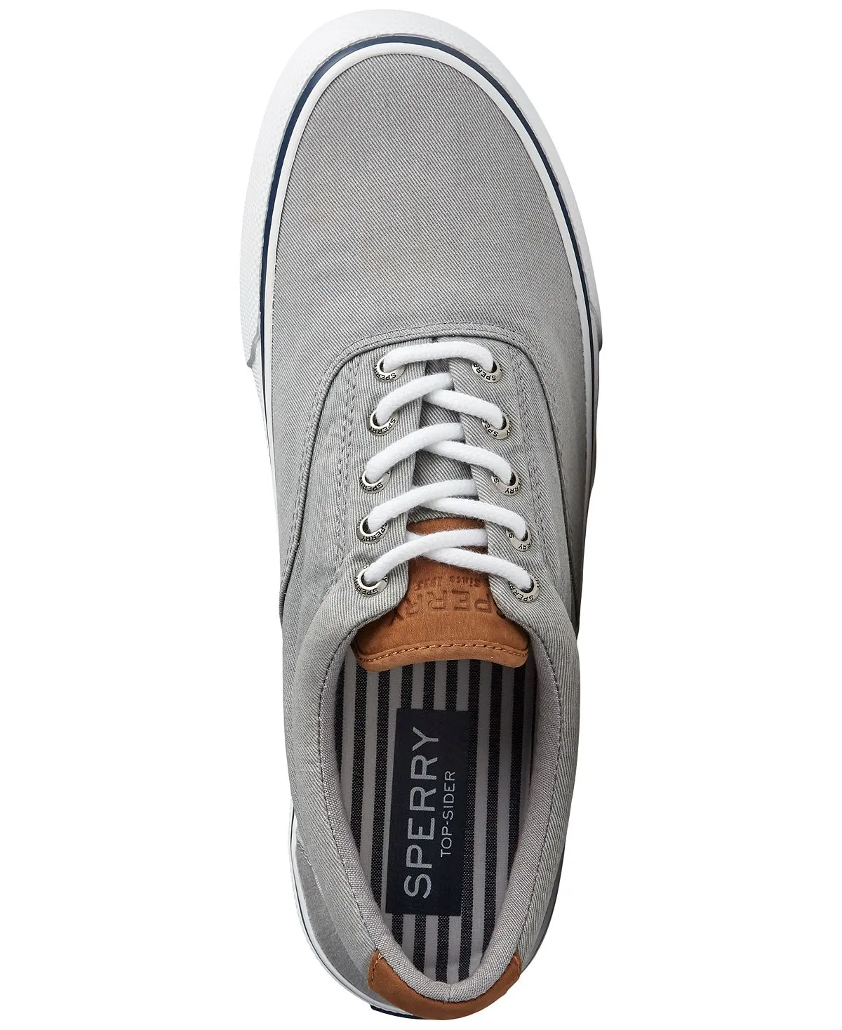 Men's canvas sneakers striper ii cvo core Sperry, gray