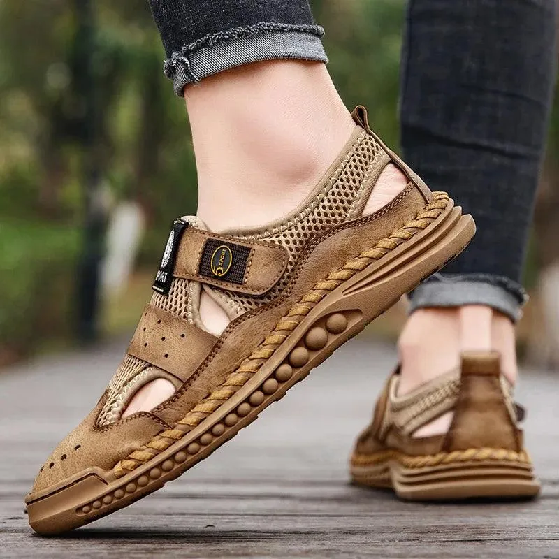 Men's Casual Shoes ZOS0146 Comfortable Handmade Flats Sneaker