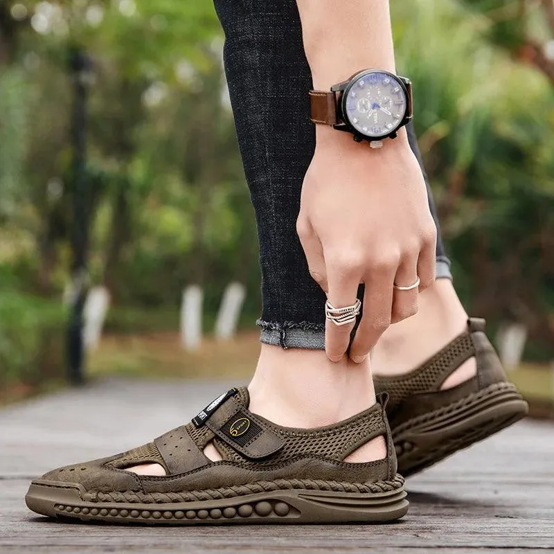 Men's Casual Shoes ZOS0146 Comfortable Handmade Flats Sneaker