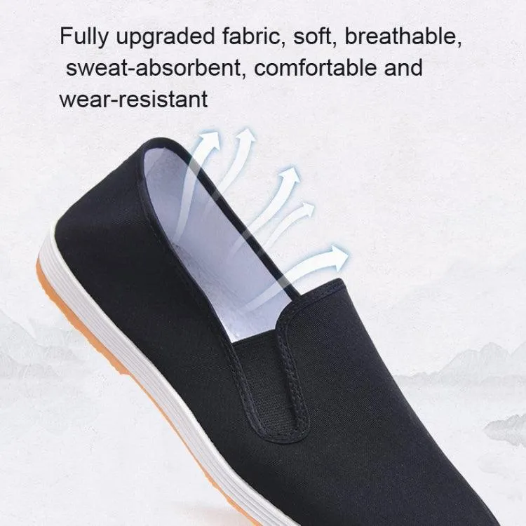 Men's Lightweight Slip-On Canvas Work Shoes for Spring and Summer - Breathable and Non-Slip Design