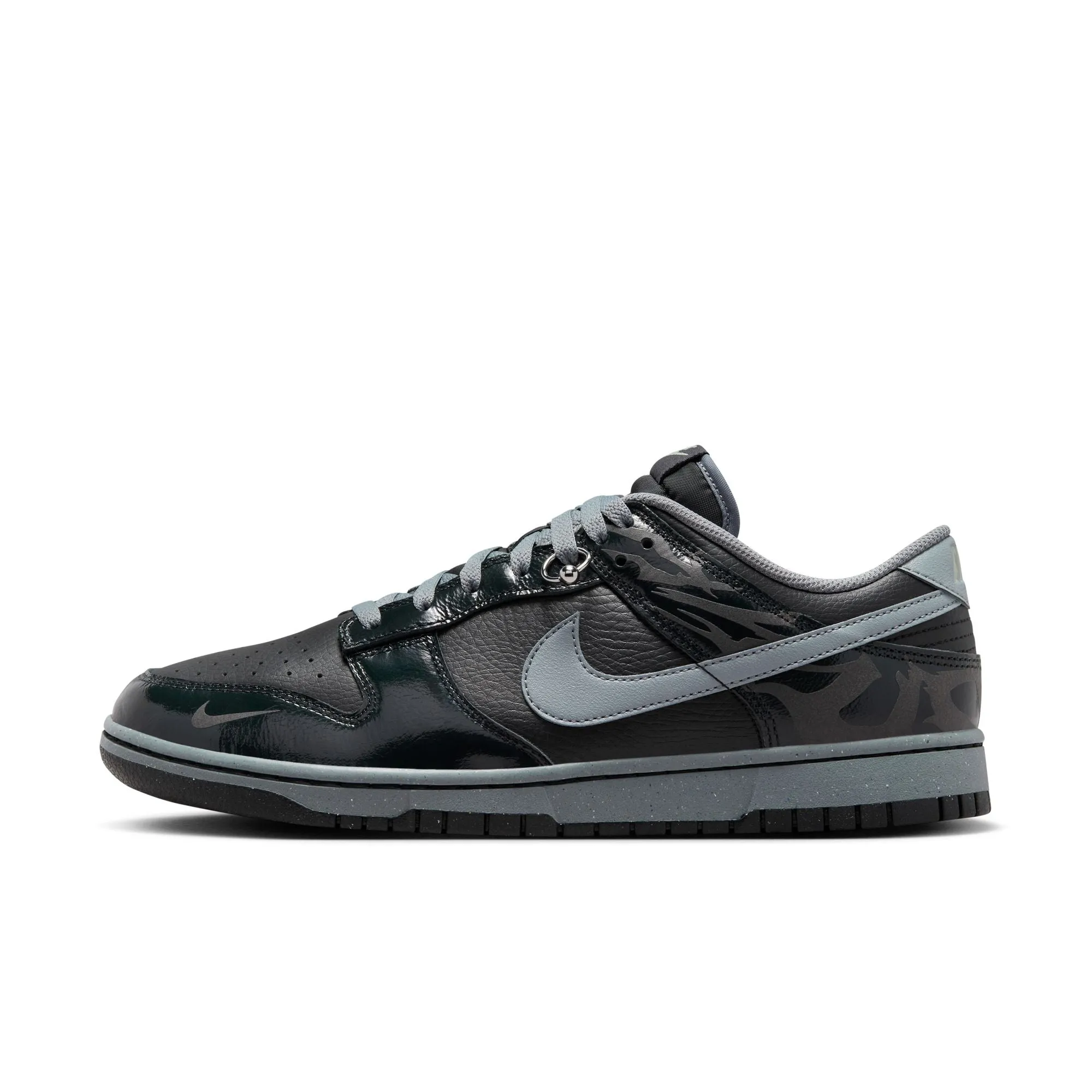 Men's Nike Dunk Low Retro Quickstrike - OFF NOIR/COOL GREY-BLACK-JADE HORIZON