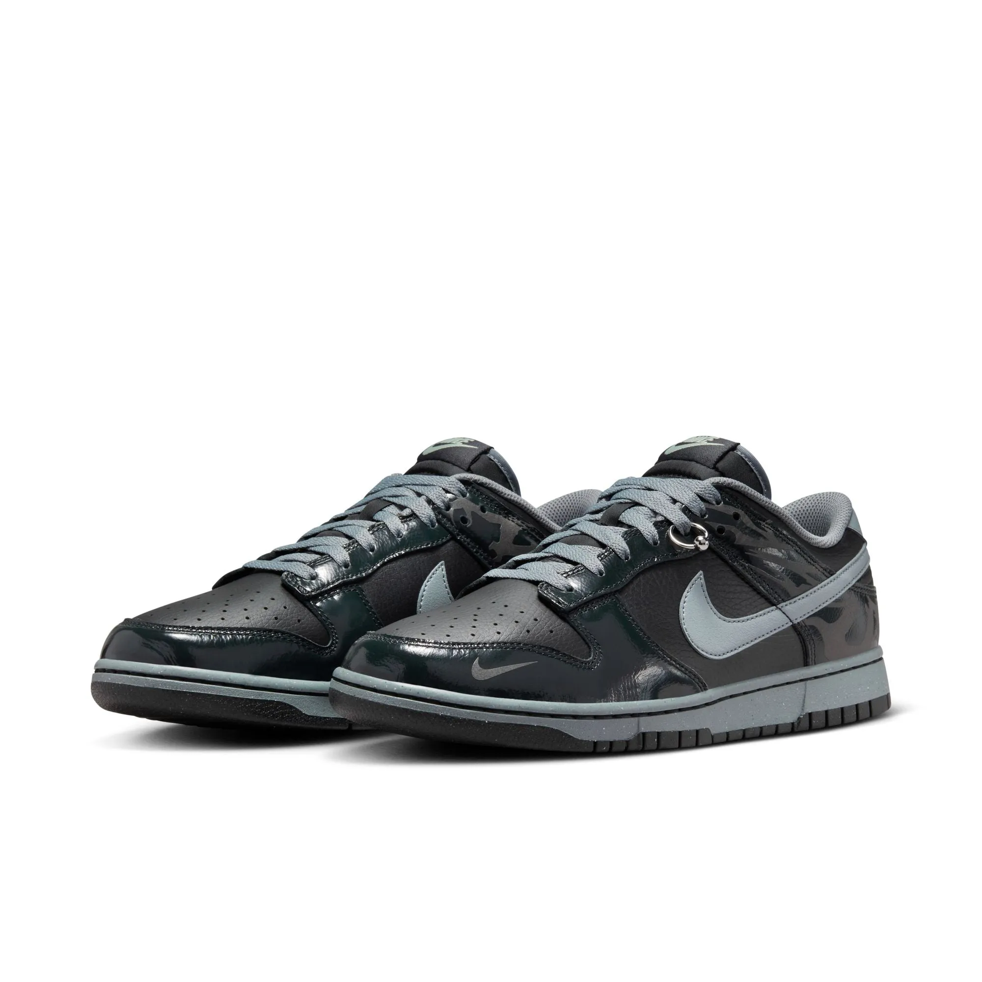 Men's Nike Dunk Low Retro Quickstrike - OFF NOIR/COOL GREY-BLACK-JADE HORIZON