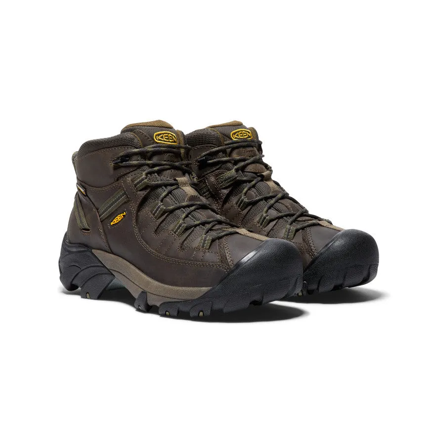 Men's Targhee II Mid Waterproof Hiking Boots  |  Canteen/Dark Olive