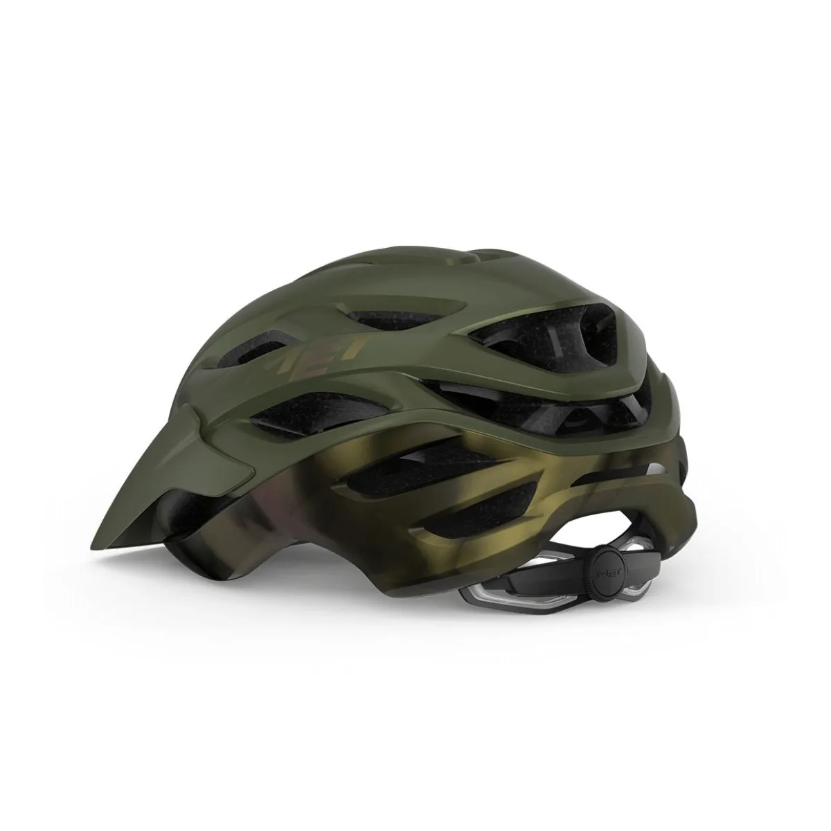 Met Veleno Helmet Olive Iridiscent Mate