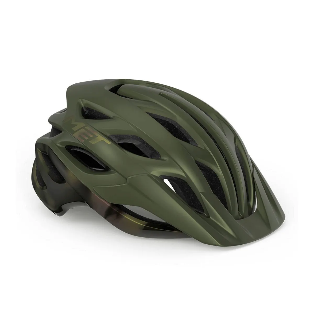 Met Veleno Helmet Olive Iridiscent Mate