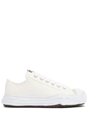 Mihara Yasuhiro   Hank canvas low sneakers 