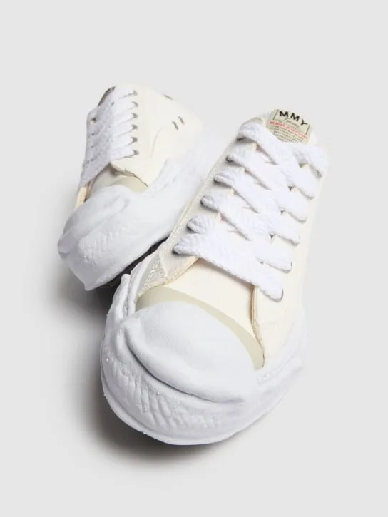 Mihara Yasuhiro   Hank canvas low sneakers 