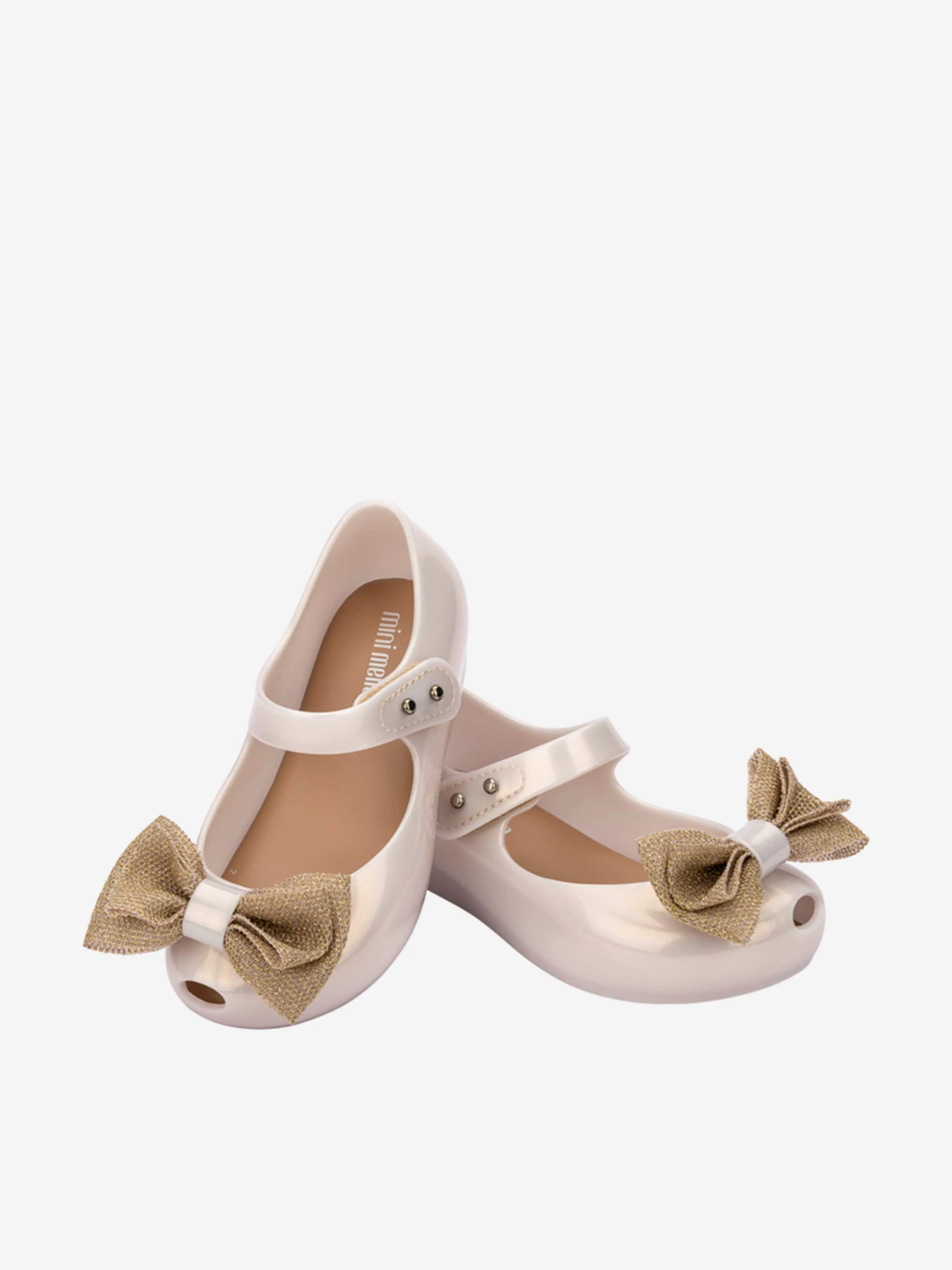 Mini Melissa Girls Ultragirl Sweet XII Shoes in Ivory