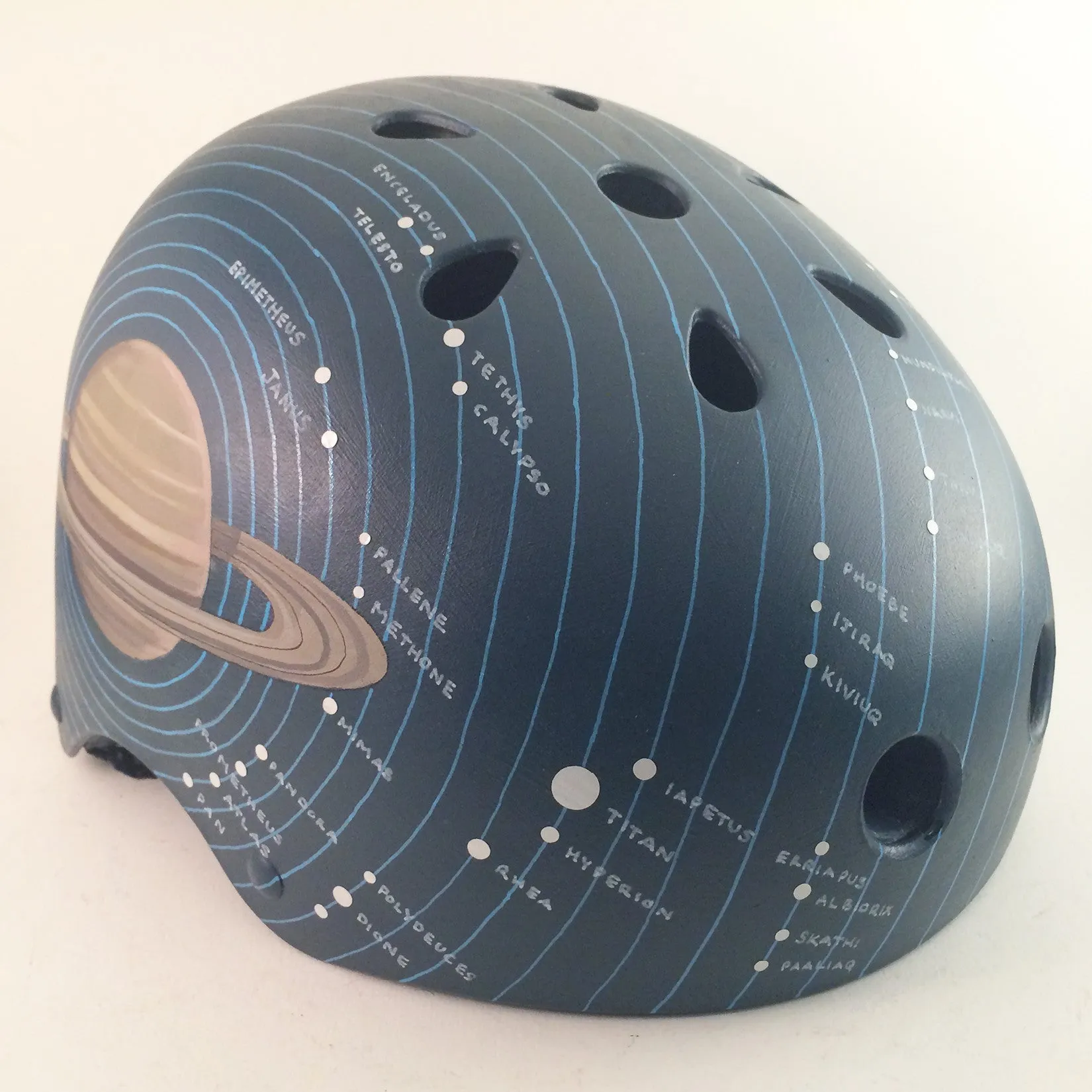 Moons of Saturn (Reflective!) Bike Helmet