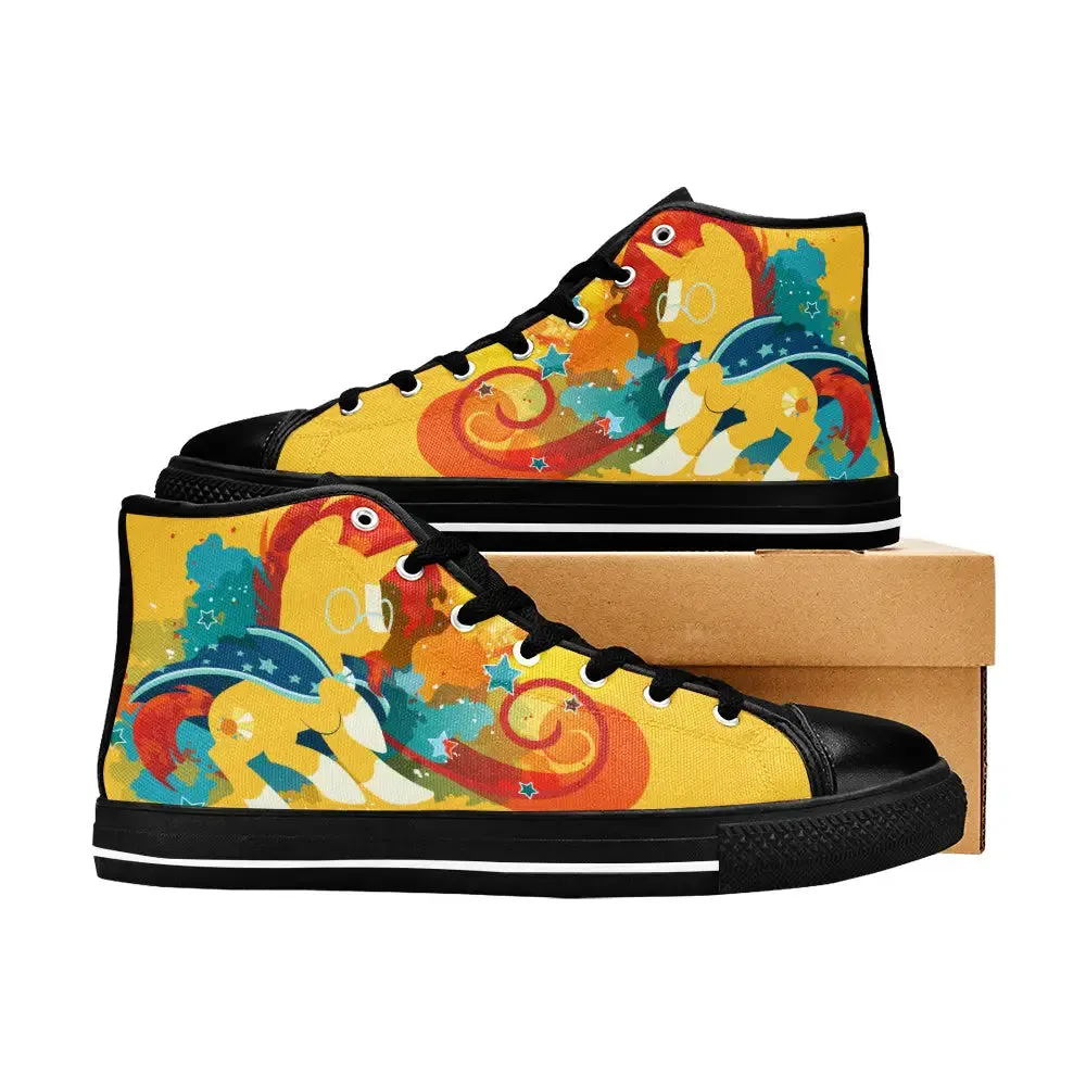 My Little Pony Friendship Is Magic Sunburst Shoes High Top Sneakers for Kids and Adults