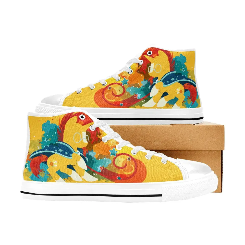 My Little Pony Friendship Is Magic Sunburst Shoes High Top Sneakers for Kids and Adults