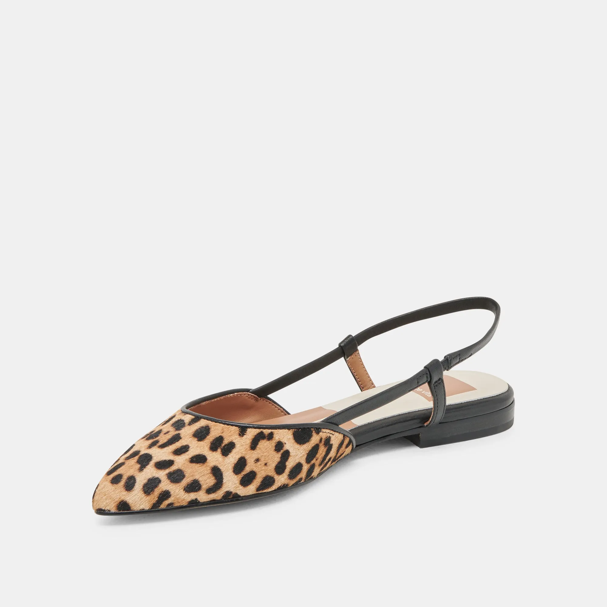 NARAH FLATS LEOPARD CALF HAIR