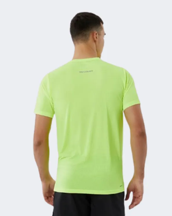 New Balance Accelerate Men Running T-Shirt Hi Lite Mt23222-Hil