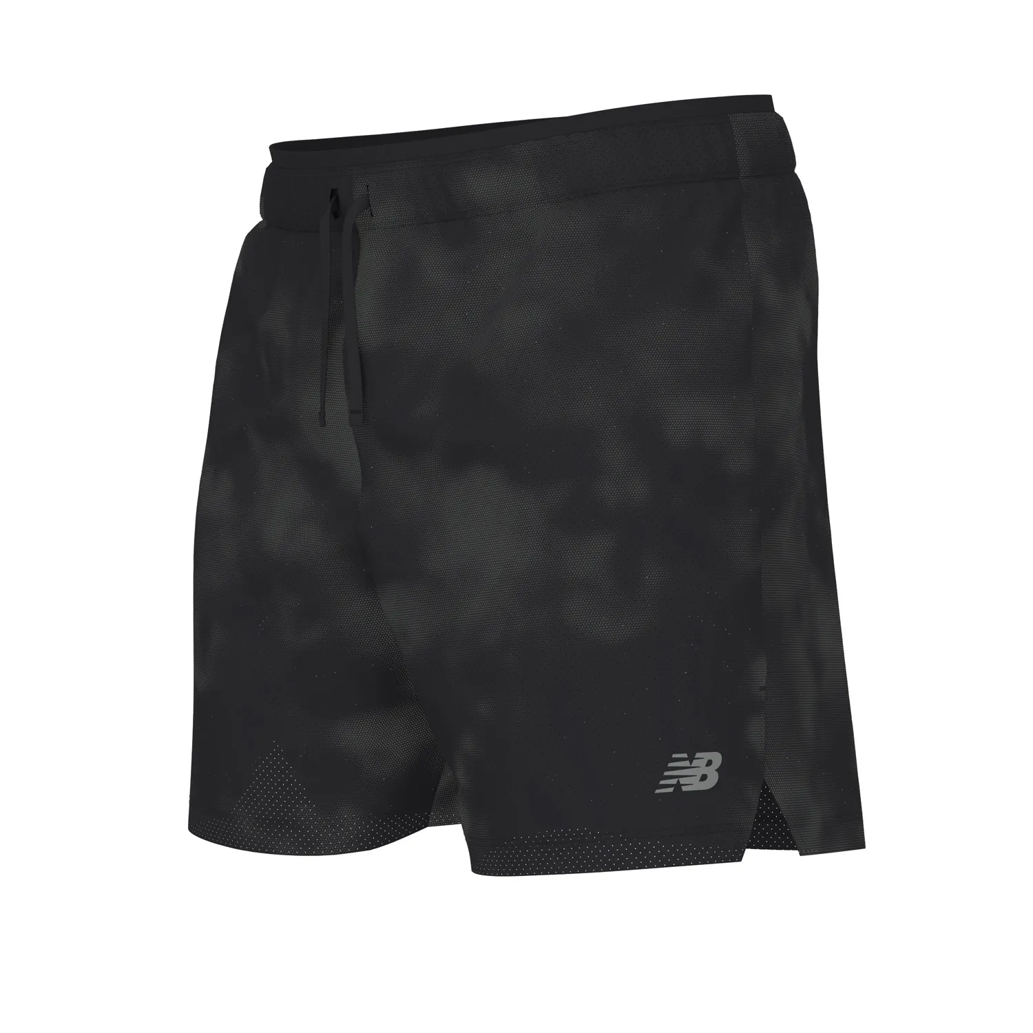 New Balance Men&#x27;s Reflective Short 5&quot; Black Multi | Buy New Balance Men&#x27;s Reflective Short 5&quot; Black Multi here | Outnorth