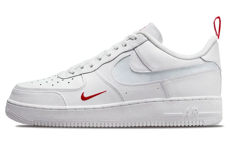 Nike Air Force 1 Low Reflective Swoosh White Varsity Red