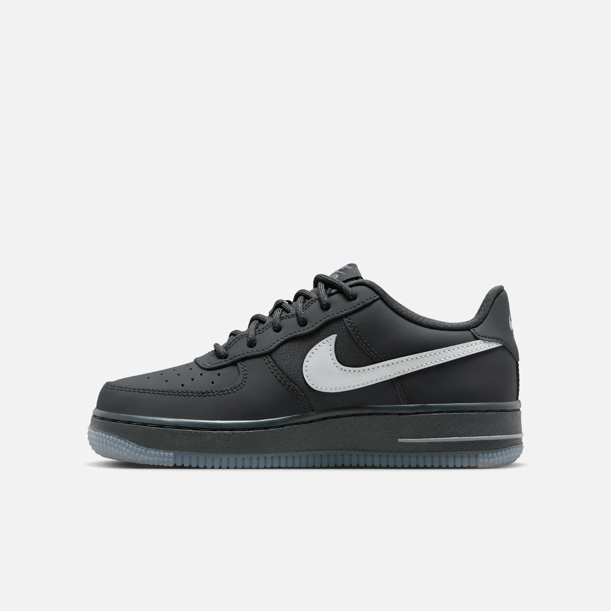 Nike Big Kids' Air Force 1 Low Anthracite Reflective (GS)