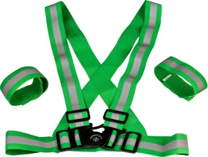 Nordic Grip Kids&#x27; Reflective Cross Belt Incl. 2 Band Green | Buy Nordic Grip Kids&#x27; Reflective Cross Belt Incl. 2 Band Green here | Outnorth