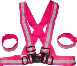 Nordic Grip Kids&#x27; Reflective Cross Belt Incl. 2 Band Pink | Buy Nordic Grip Kids&#x27; Reflective Cross Belt Incl. 2 Band Pink here | Outnorth