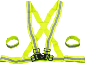 Nordic Grip Kids&#x27; Reflective Cross Belt Incl. 2 Band Yellow | Buy Nordic Grip Kids&#x27; Reflective Cross Belt Incl. 2 Band Yellow here | Outnorth