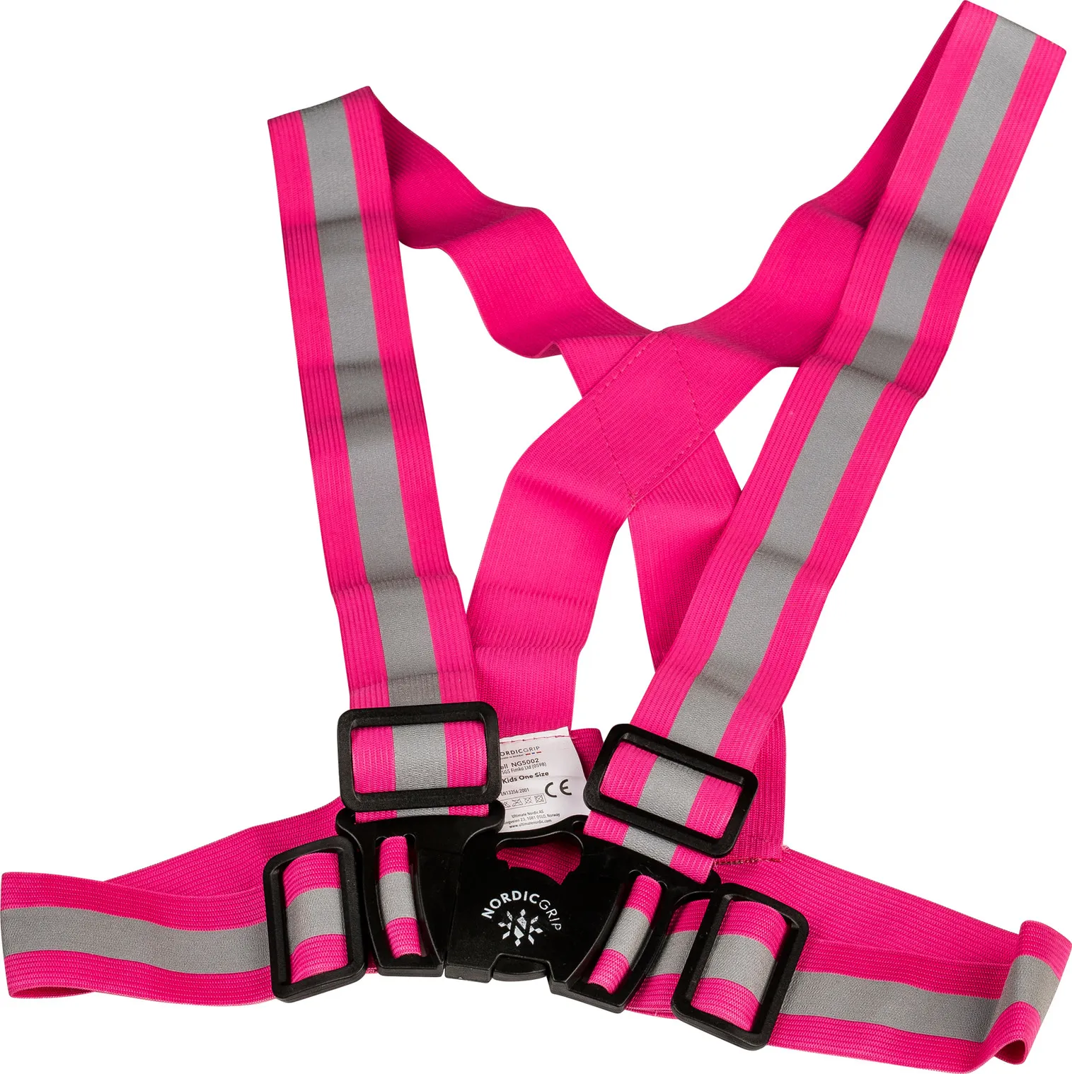 Nordic Grip Kids&#x27; Reflective Cross Belt Pink | Buy Nordic Grip Kids&#x27; Reflective Cross Belt Pink here | Outnorth