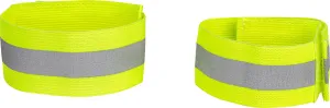 Nordic Grip Reflective 2 Arm/Leg Band Yellow | Buy Nordic Grip Reflective 2 Arm/Leg Band Yellow here | Outnorth