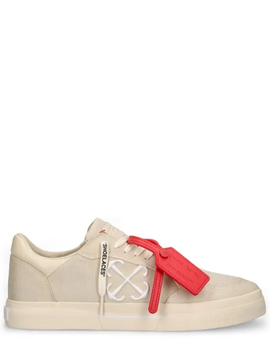 Off-White   New Low vulcanized canvas sneakers 