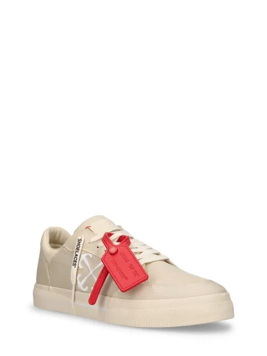 Off-White   New Low vulcanized canvas sneakers 