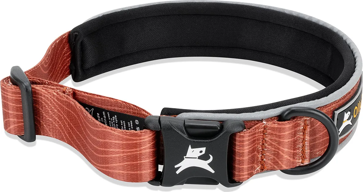 OllyDog Flagstaff Reflective Comfort Collar Clay | Buy OllyDog Flagstaff Reflective Comfort Collar Clay here | Outnorth