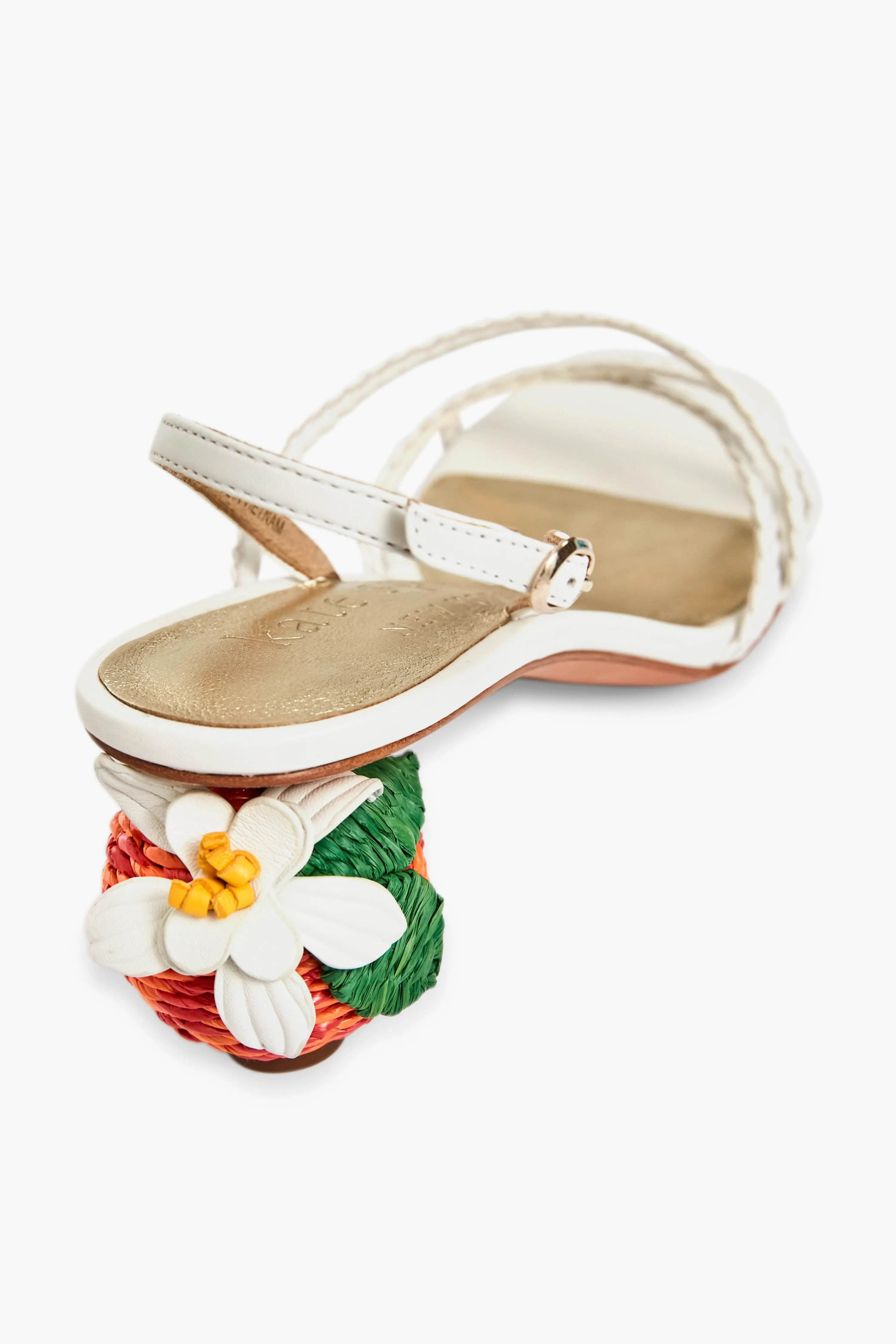 Optic White Valencia Blossom Sandal