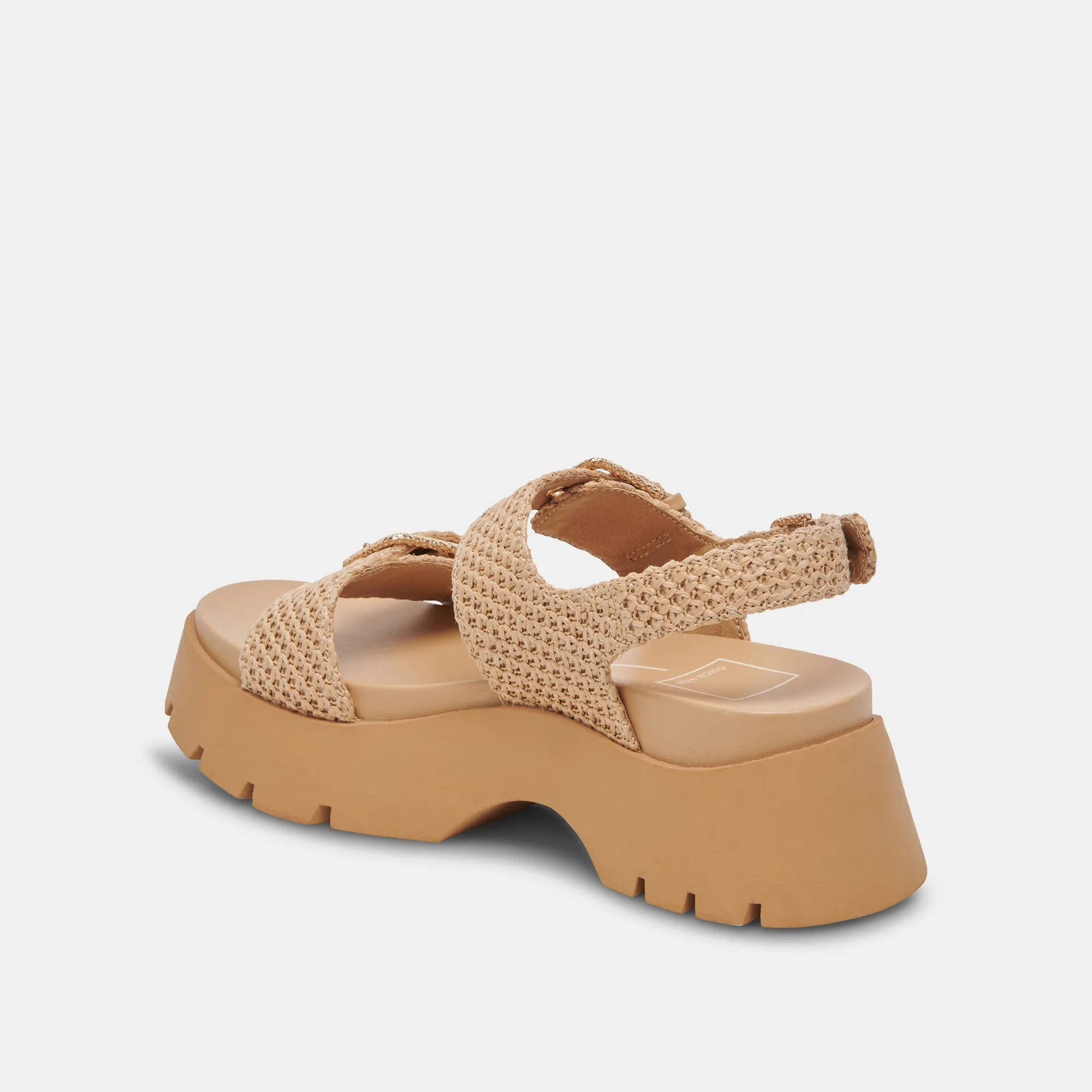 PALDA SANDALS NATURAL RAFFIA