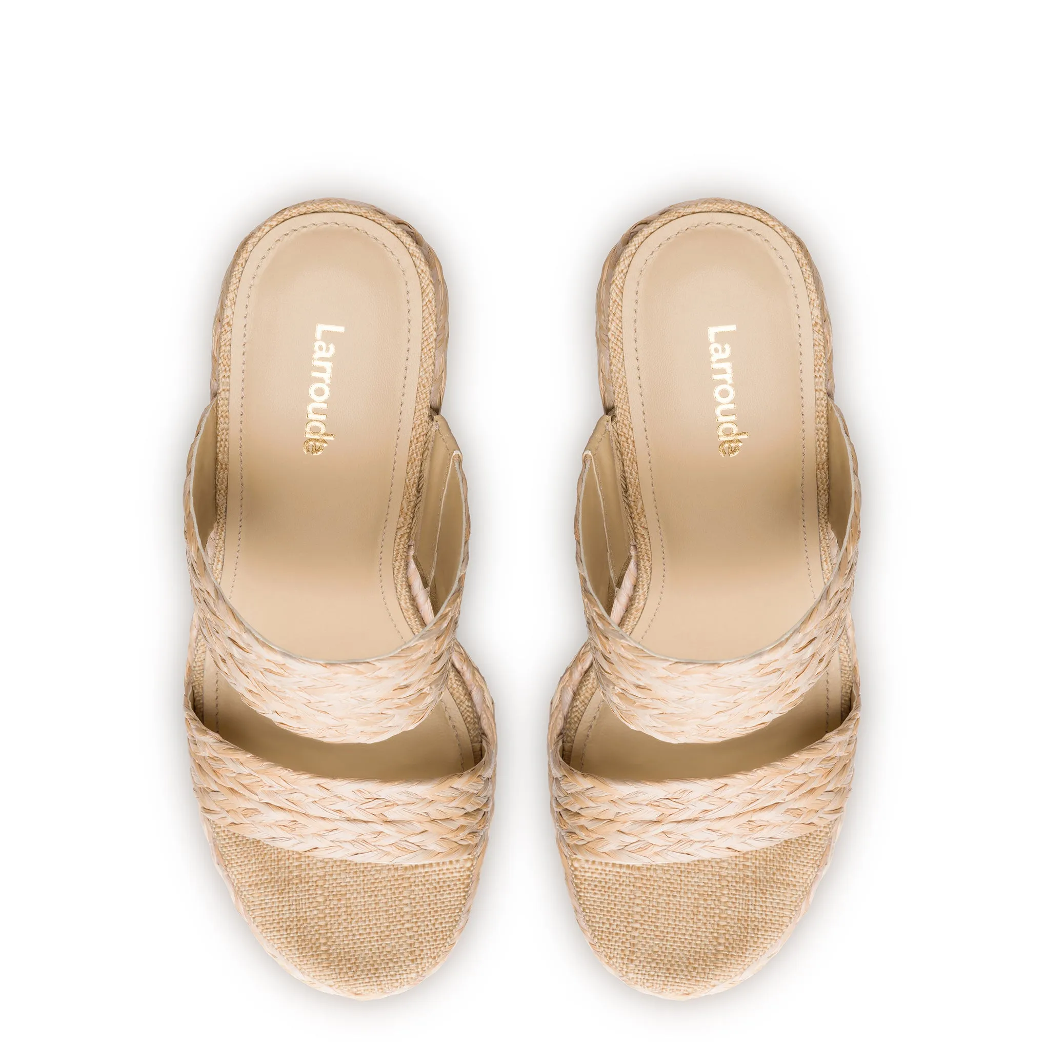 Pamela Wedge In Natural Raffia