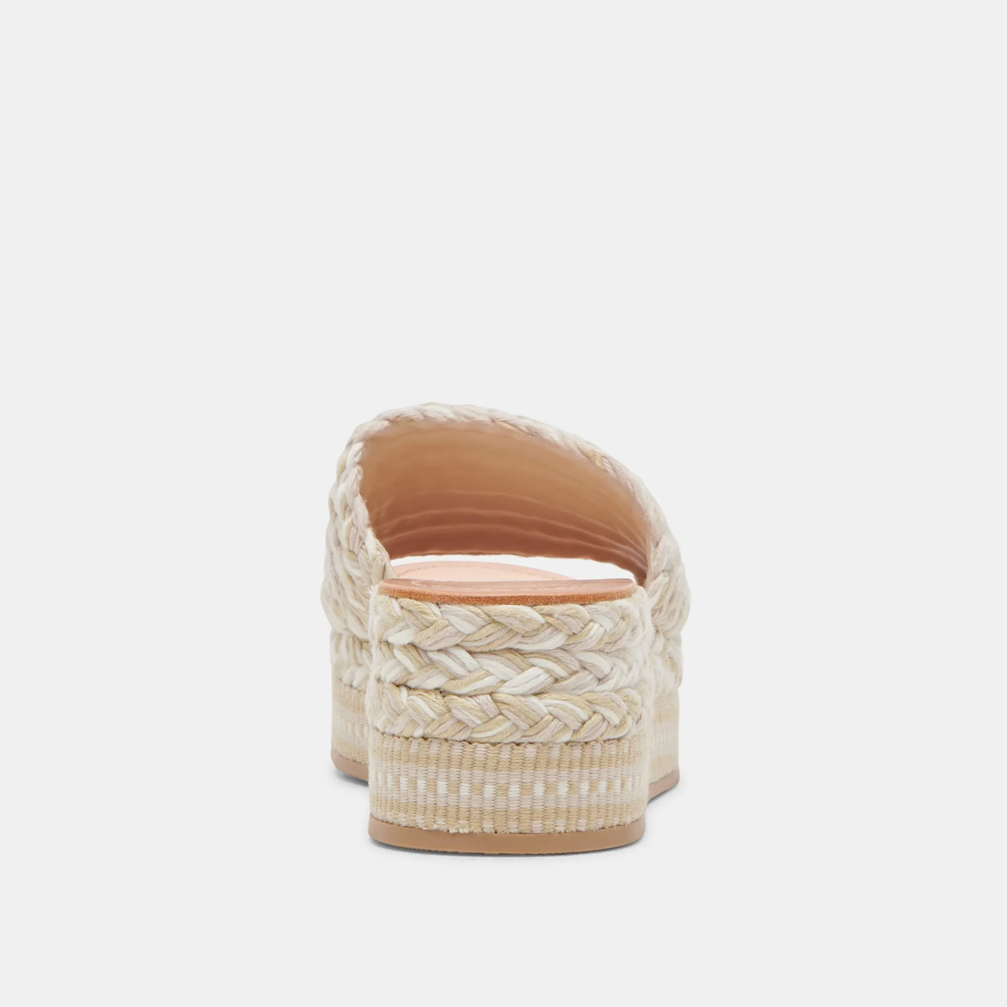 PAZLI SANDALS IVORY MULTI WOVEN